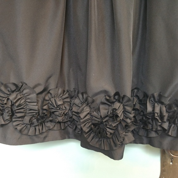 Sexy black taffeta dress size 4 - Picture 7 of 10